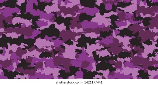 Camouflage background. Seamless pattern vector.