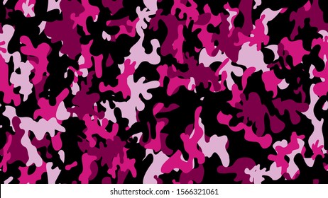 Camouflage background. Seamless pattern vector.