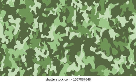 Camouflage background. Seamless pattern vector.