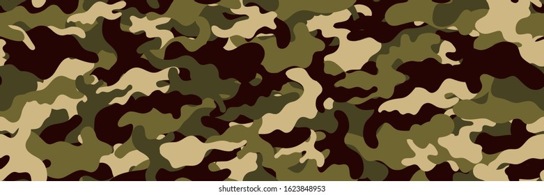 Camouflage background. Seamless pattern vector.