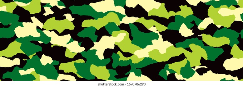 Camouflage background. Seamless pattern vector.