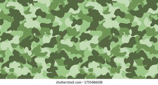 Camouflage background. Seamless pattern vector.