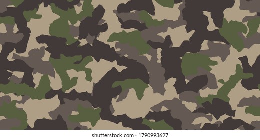 Fondo del camuflaje. Vector de patrón sin foco.