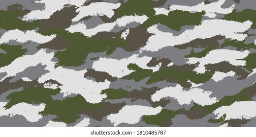 Camouflage background. Seamless pattern vector.