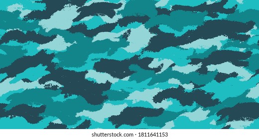 Camouflage background. Seamless pattern vector.