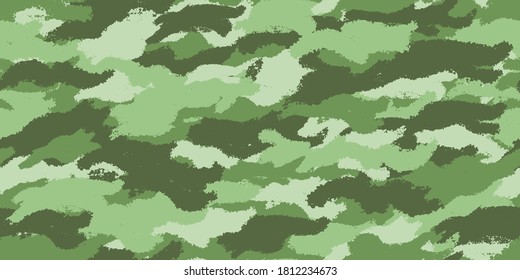 Camouflage background. Seamless pattern vector.