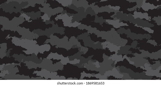 Camouflage background. Seamless pattern vector.