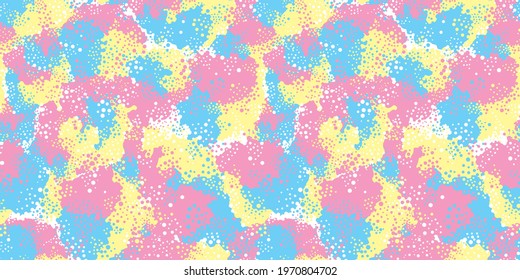 Camouflage background. Seamless pattern vector.
