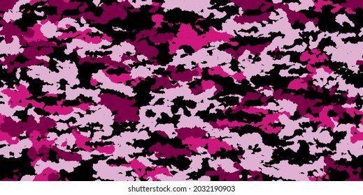 Camouflage background. Seamless pattern vector.
