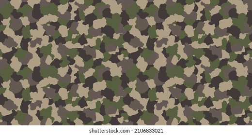Camouflage background. Seamless pattern vector.