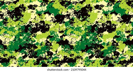 Camouflage background. Seamless pattern vector.