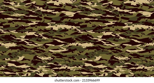 Camouflage background. Seamless pattern vector.