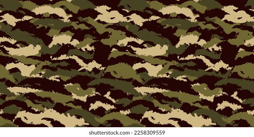 Camouflage background. Seamless pattern vector.
