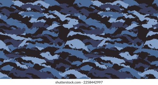 Camouflage background. Seamless pattern vector.