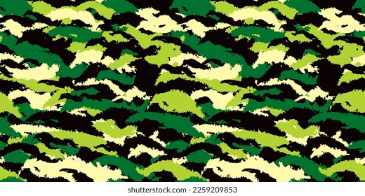 Camouflage background. Seamless pattern vector.