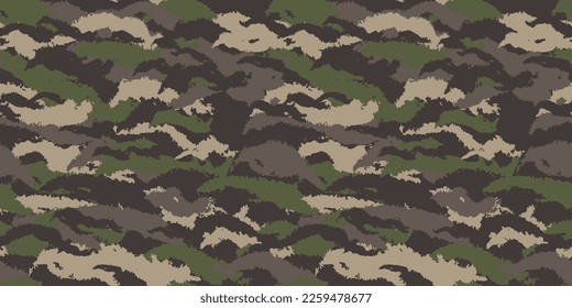 Camouflage background. Seamless pattern vector.