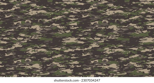 Camouflage background. Seamless pattern vector.