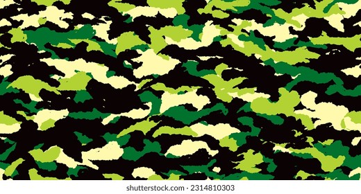 Camouflage background. Seamless pattern vector.