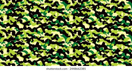 Camouflage background. Seamless pattern vector.