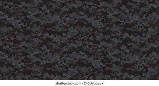 Fondo de camuflaje. Vector de patrón sin costuras.