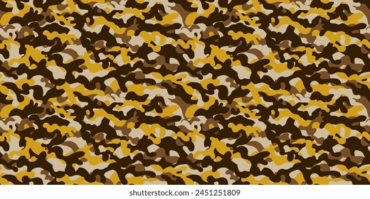 Camouflage background. Seamless pattern vector.