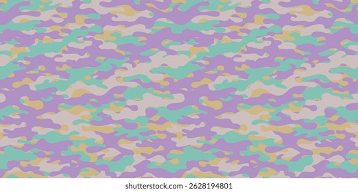 Camouflage background. Seamless pattern vector.