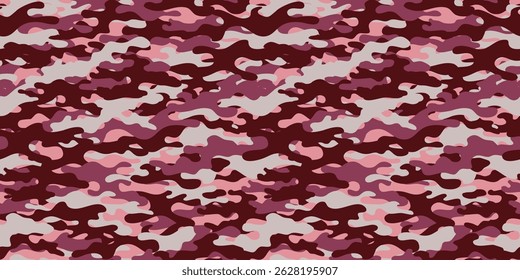 Fundo de camuflagem. Vetor de padrão contínuo.