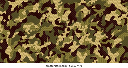 Camouflage background. Seamless pattern.Vector.