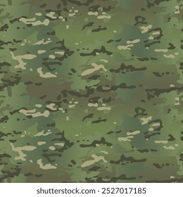 Camouflage background. Seamless Tileable Pattern. Vector illustration.