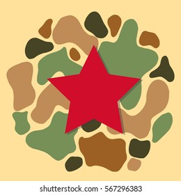 Camouflage background. Vector illustration