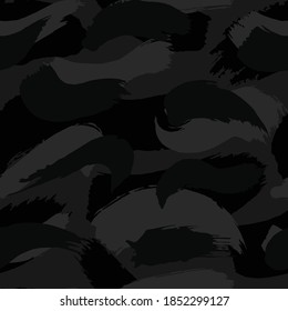 
Camouflage black vector background street stylish design trendy pattern on textiles