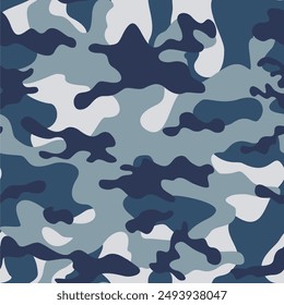
camouflage blue background repeat texture, marine design