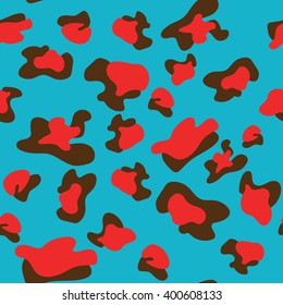 Camouflage colorful seamless pattern