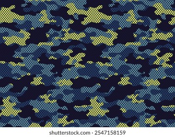 fundo digital camuflagem, padrão de moda sem costura, impressão urbana