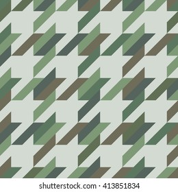 Camouflage Dog Tooth Pattern