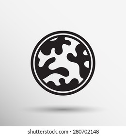 icono de etiquetas de etiquetas de etiquetas de etiquetas de etiquetas de etiquetas de diseño de tela de camuflaje.