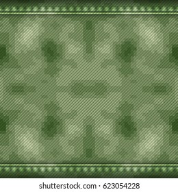 Camouflage, fabric texture. Military pattern.