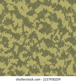 Camouflage Fashion Brown Seamless Army Graphic Art. Green Repeated Digital Vector Wrapping. Khaki Camouflage Seamless Pattern. Black Repeated Camo Vector Design. Camoflage