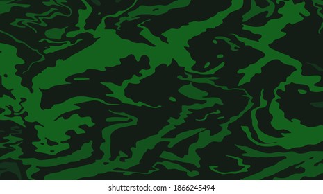 Camouflage fashion military cloth pattern dark green vector