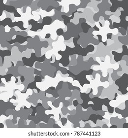 Camouflage fashion pattern seamless background. Abstract fun animal military camouflage. Seamless pattern for party, dress, shirt, children fashion cloth textile. Colorful modern style. Vector eps8