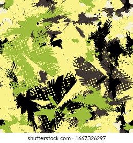 Camouflage Full Seamless skin military textile products Background Pattern Vector illustration