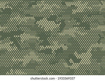 Patrón geométrico sin soldadura de camuflaje. Resumen camo. Textura militar. Imprima sobre tela en ropa. Para la caza y la pesca. Plantilla. Ilustración del vector