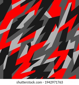 Patrón geométrico sin soldadura de camuflaje. Resumen de la textura moderna e interminable de camo militar para tela y envolver de vinilo. Fondo vectorial.
