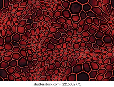 Camouflage geometric seamless pattern hexagonal texture. Abstract military camo polygonal scales endless ornament for fabric and fashion print. Vector background.