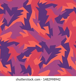 Camouflage geometric texture seamless pattern. Abstract modern camo endless polygonal ornament. Vector background for fabric print and vinyl wrap.