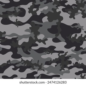 
camouflage gray background, dark pattern, repeat texture