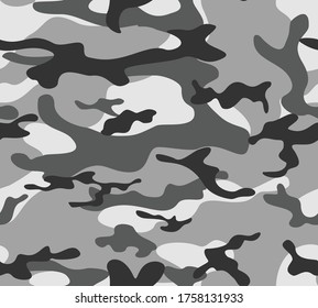 
Camouflage gray background pattern military stylish design