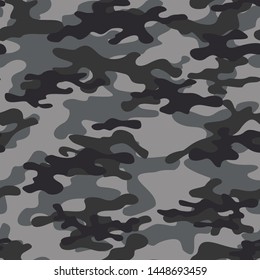 
Camouflage gray pattern military seamless vector for wallpapers and clothes