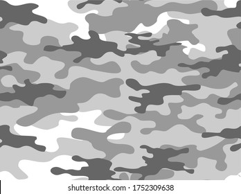 
Camouflage gray seamless pattern.Military background.Print
