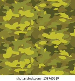 Camouflage Green Seamless Pattern